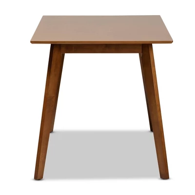 Maila Transitional Wood Dining Table Brown - Baxton Studio - Image 2