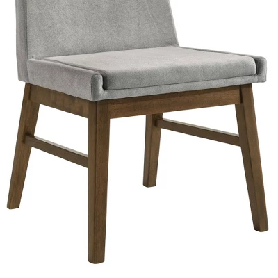 Wynden Standard Height Dining Side Chair Set Gray/Walnut - Picket House Furnishings - Image 7