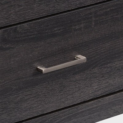 Hollywood Cabinet With Drawers TV Stand For TVs Up To 80" Dark Gray - CorLiving - Image 5