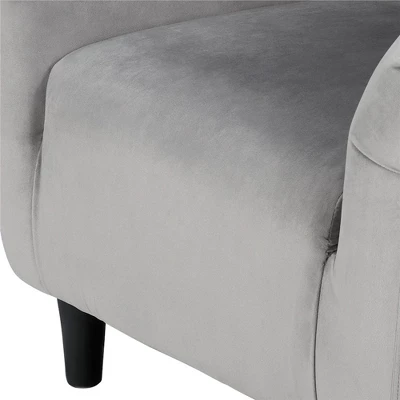 Yaheetech Fabric Upholstered Accent/Barrel Chair And Ottoman Set For Living Room - Image 5