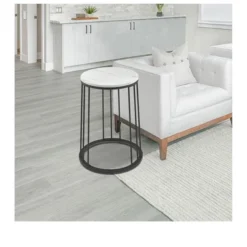 Frana Anti-Rust Multi-Purpose End Table With Rubber Foot Pads
