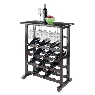Vinny Wine Rack Espresso Dark Espresso - Winsome - Image 5