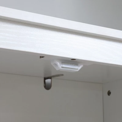 HOMCOM 72" Freestanding 4-Door Kitchen Pantry, Storage Cabinet Organizer With 4-Tiers, And Adjustable Shelves, White - Image 5