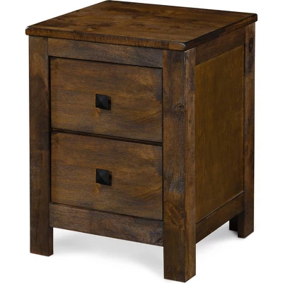 Stratford 2 Drawer Nightstand Classic Brown - Finch - Image 4