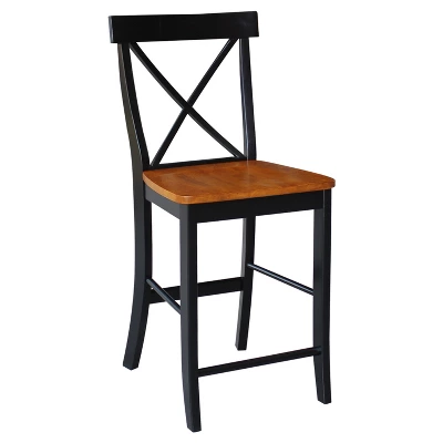 24" Martha X Back Counter Height Barstool - International Concepts - Image 10