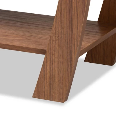 Capote Wood 2 Drawer Console Table - Baxton Studio - Image 5