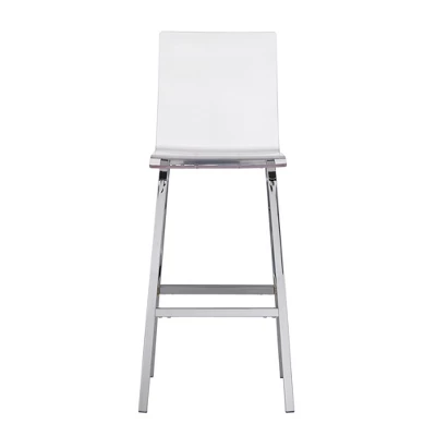 Alta Modern 29" Barstools (Set Of Two) Chrome - Inspire Q - Image 4