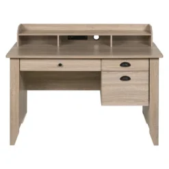 Executive Desk With Hutch USB And Charger Hub - OneSpace