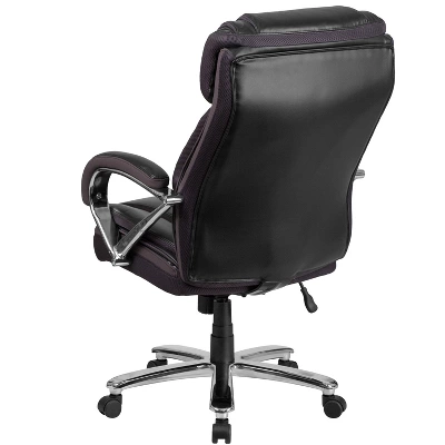 Flash Furniture HERCULES Series Big & Tall 500 Lb. Rated LeatherSoft Executive Swivel Ergonomic Office Chair With Extra Wide Seat - Image 6