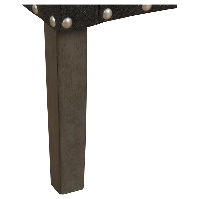 Modern Swoop Accent Chair With Nailhead Trim - Homepop - Image 7