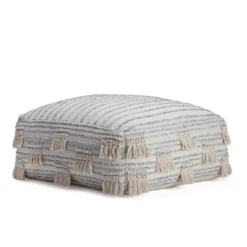 Trestles Ottoman Beige/Gray - Anji Mountain